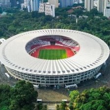 Foto udara Stadion Utama Gelora Bung Karno